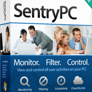 SentryPC - Computer Monitoring & Control Software - 1 License